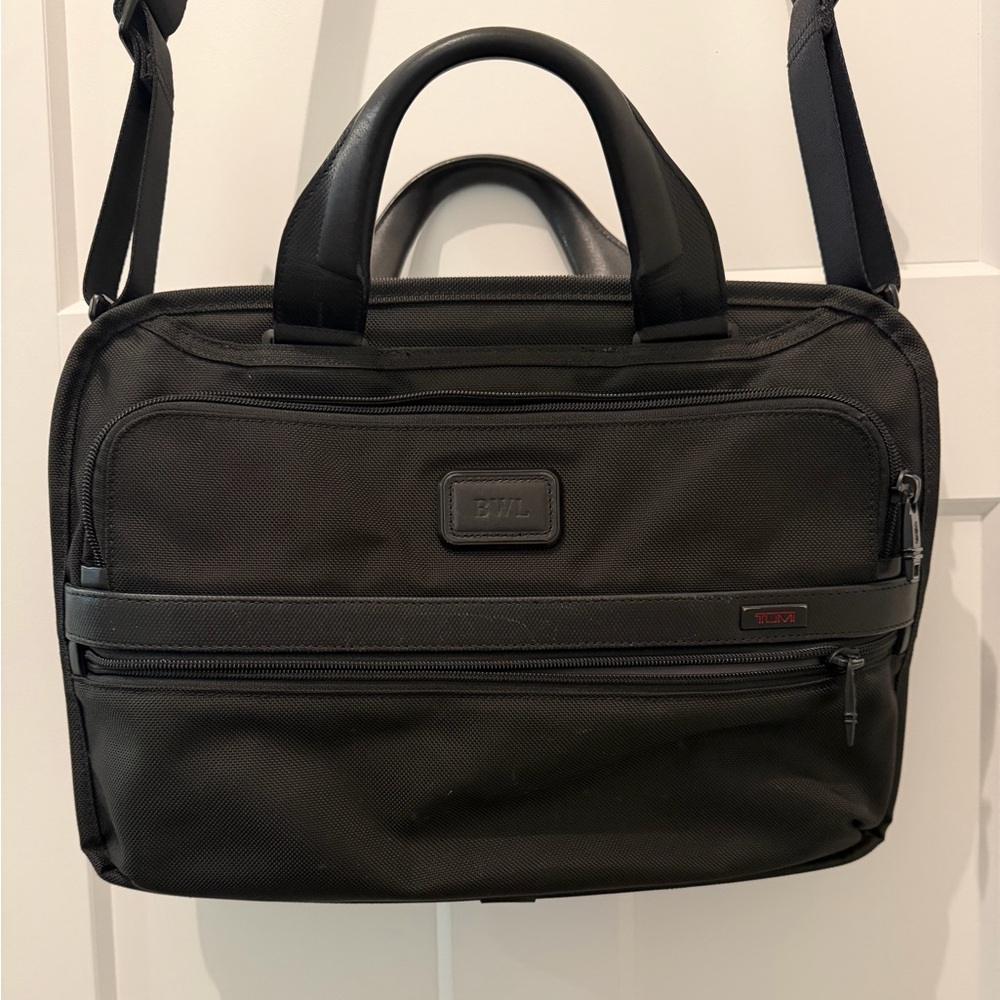 Tumi Alpha Briefcase, Black